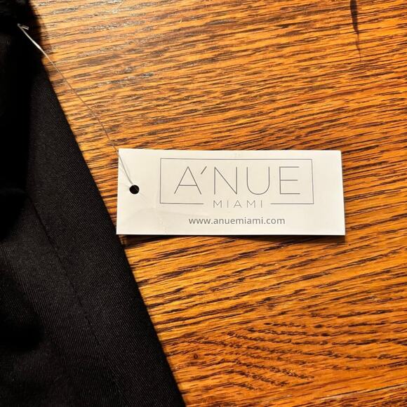 A'nue Miami A Line Tank Stretchy Black Women's Size Petite Small Made in USA NWT - Picture 4 of 12